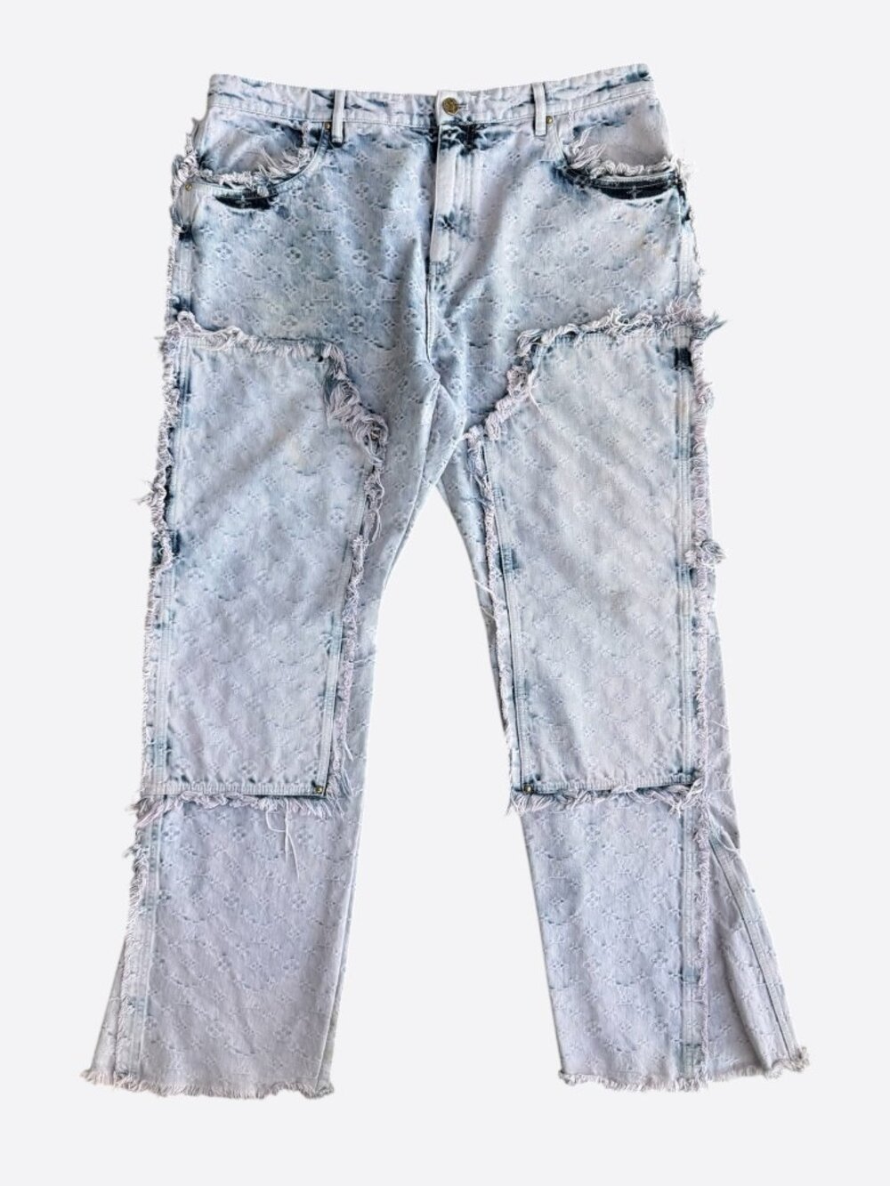 Louis Vuitton Purple & Blue Monogram Carpenter Jeans